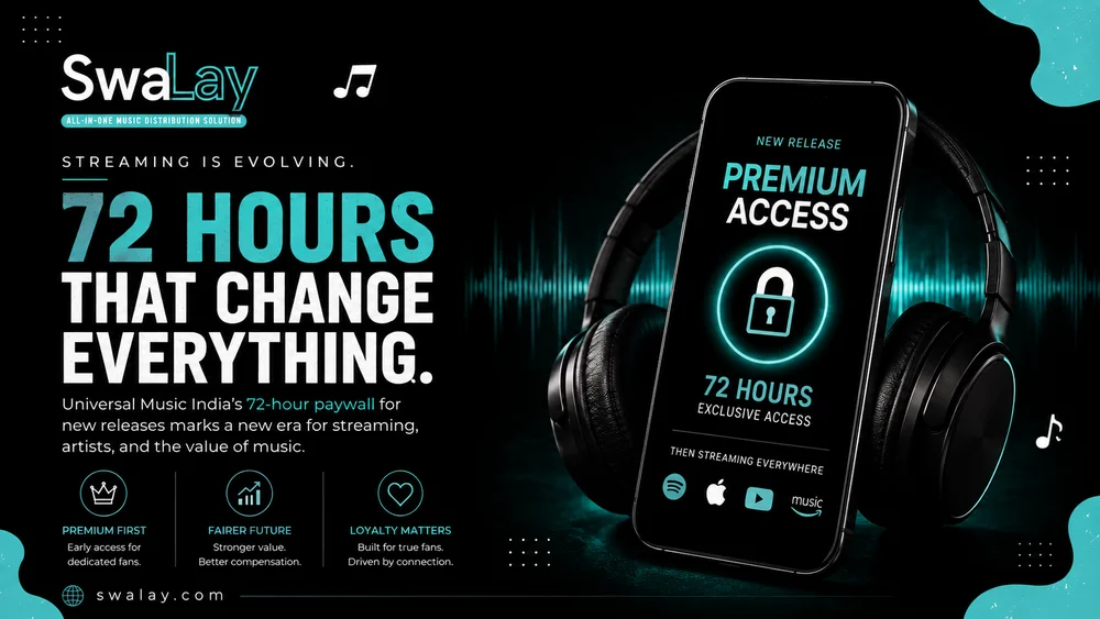 Universal Music India’s 72 Hour Paywall Signals a New Era for Music Streaming
