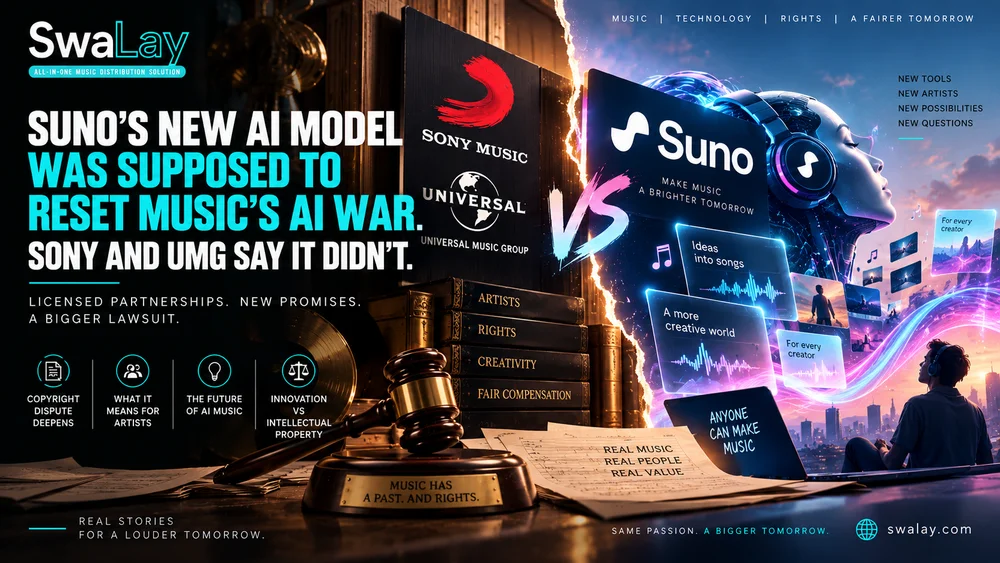 Suno’s New AI Model Was Supposed to Reset Music’s AI War. Sony and UMG Say It Didn’t